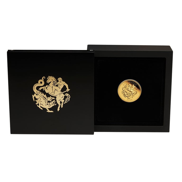 Gold Sovereign PF - 125th Anniversary - Perth Mint in the original coin case