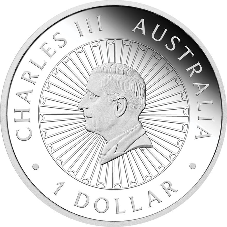 Back of the Silver Opal Series 1 oz PF - Year of the Snake 2025
