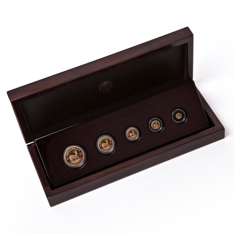 Gold Krugerrand - 5 Coin - Fractional Set PF 2026