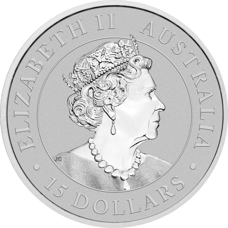 Back of the Platinum Koala 1/10 oz - 2023