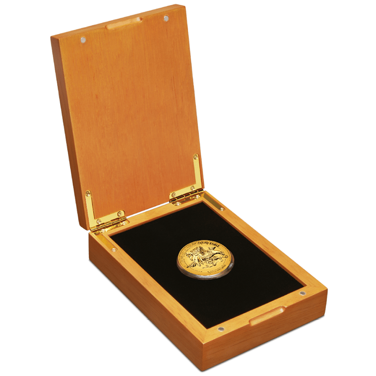 Gold Wedge Tailed Eagle 2021 - 1 oz - High Relief in the original coin case