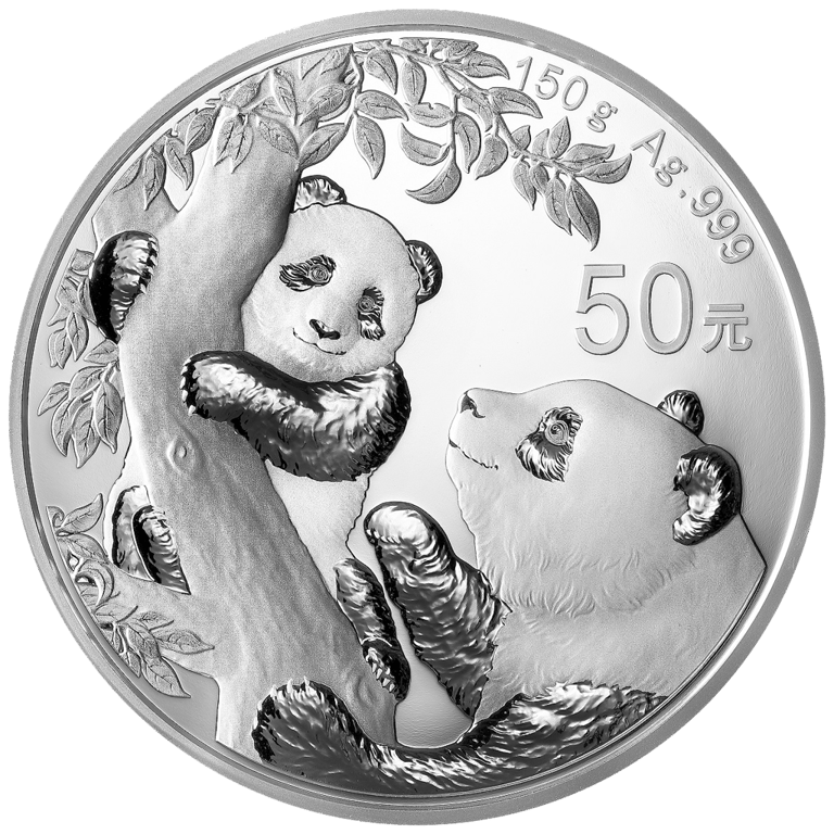 Front of the Silver Panda 150 g PF - 2021