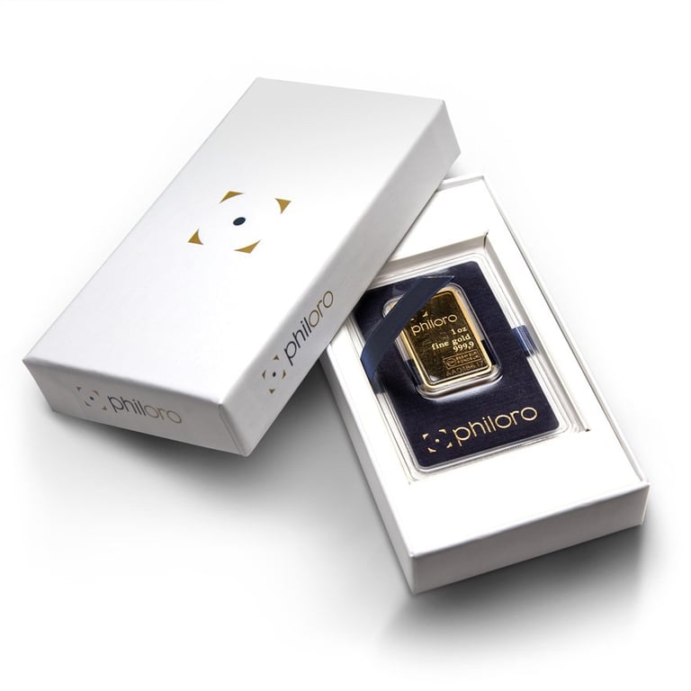 philoro BarBox Gold Blister 1 g - 100 g