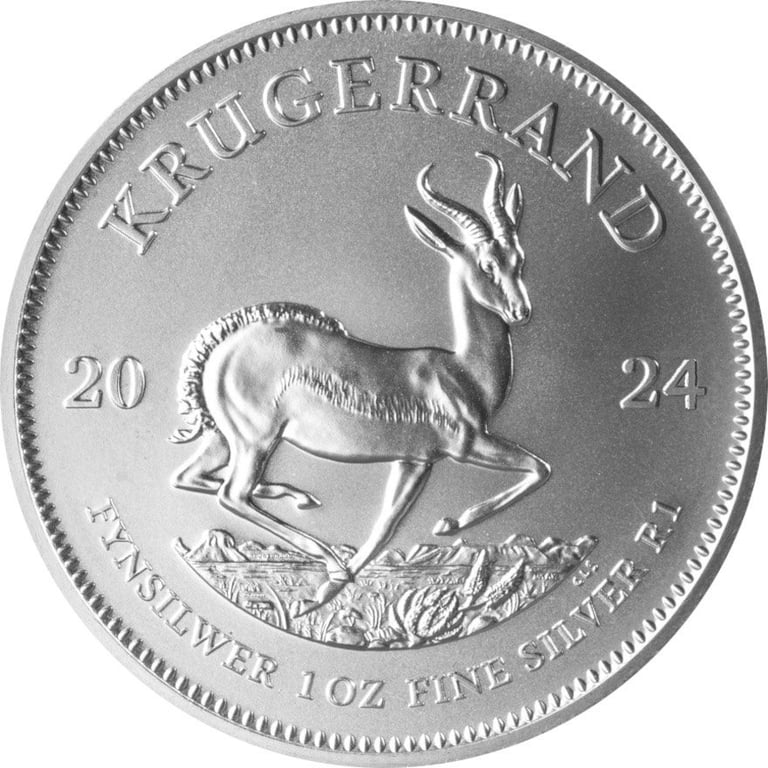 Front of the Silver Krugerrand 1 oz - 2024