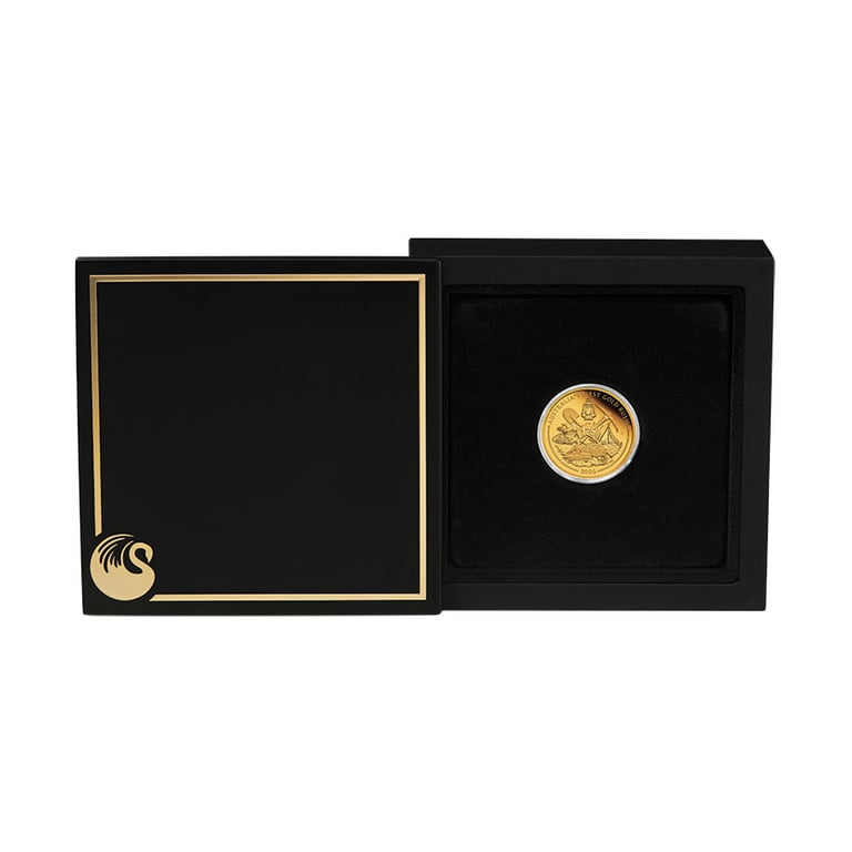 Coin case of Gold Australia's First Gold Rush 1/4 oz Proof - 175th Anniversary - 2026