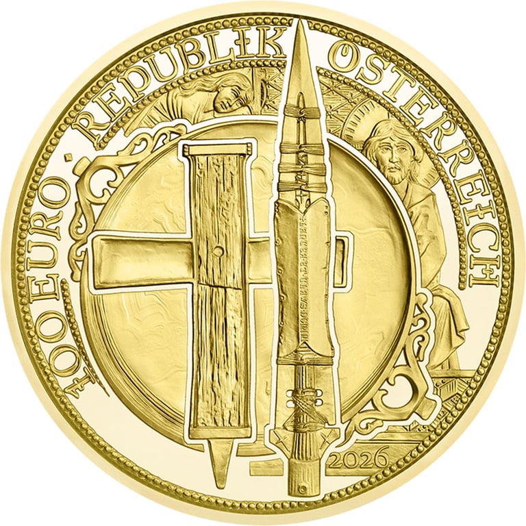 Back of Gold "Symbols of the Divine" 100 EUR Proof AUT - 2026