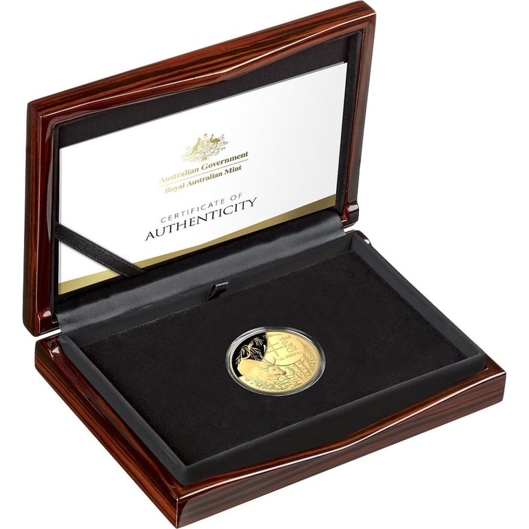 Gold Lunar Ox 1 oz PF domed coin - RAM 2021 in the original coin case