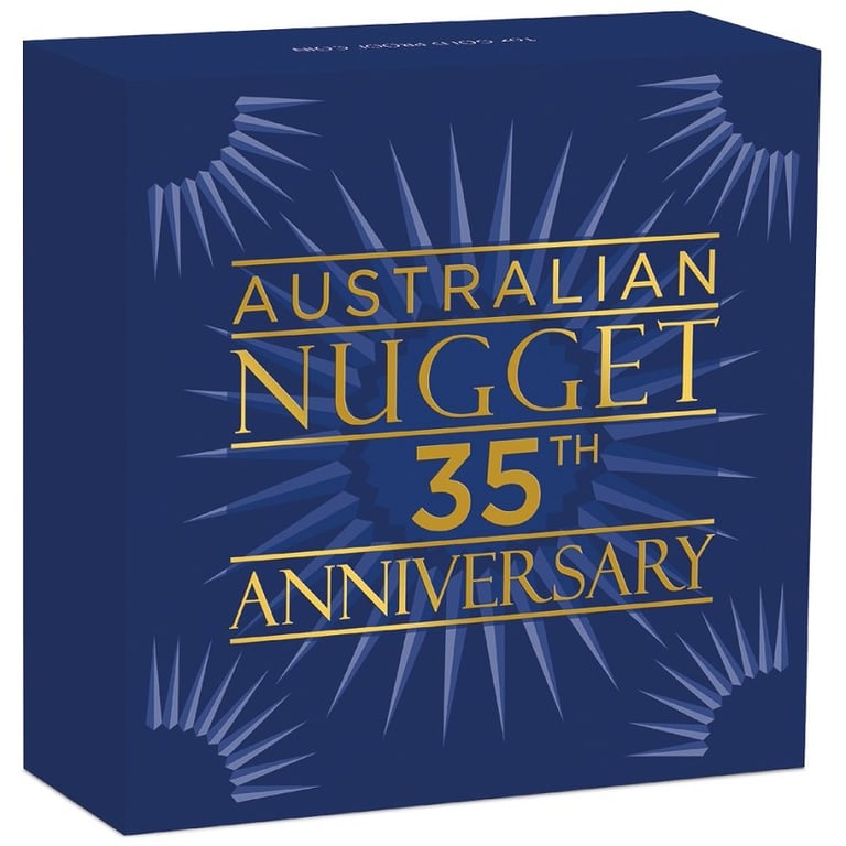 Original coin case of the Gold Kangaroo - 1/4 oz - 35th Anniversary - PF - 2021