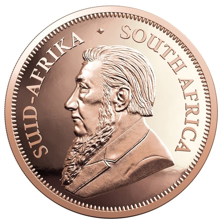 Back of the Gold Krugerrand 1/2 oz PF - 2019