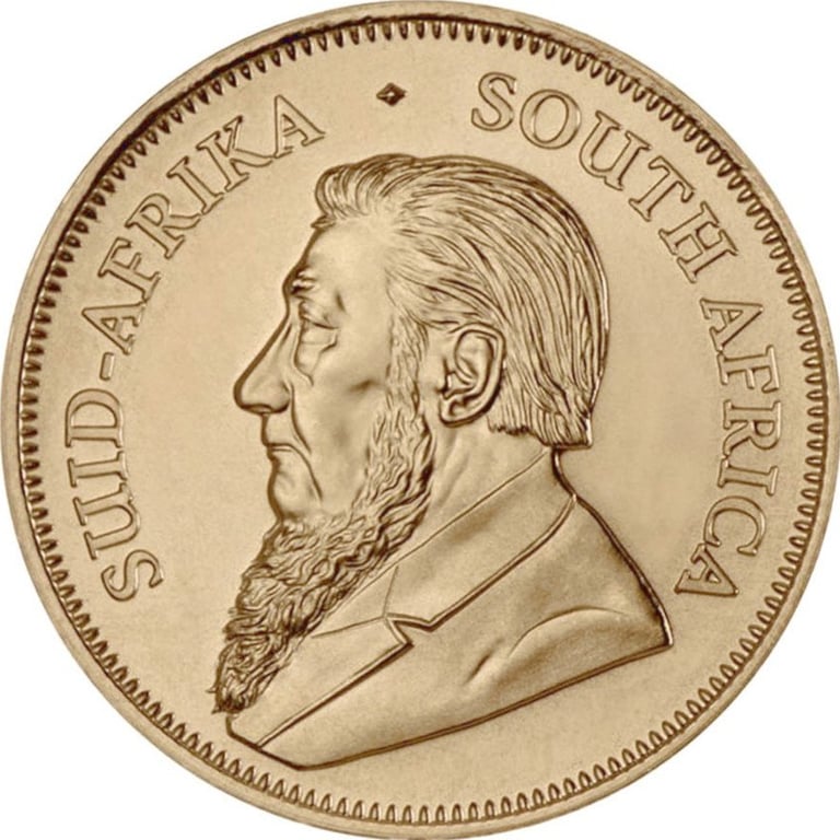 Front of the Gold Krugerrand 1 oz - 1967 (1st issue)