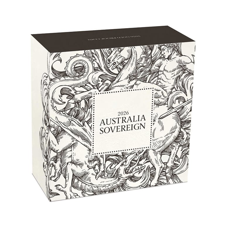 Box of Gold Sovereign Proof - Perth Mint 2026