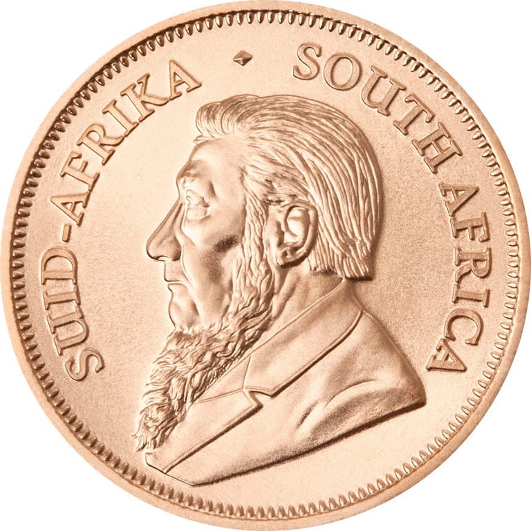 Front of the Gold Krugerrand 1/2 oz - 2025