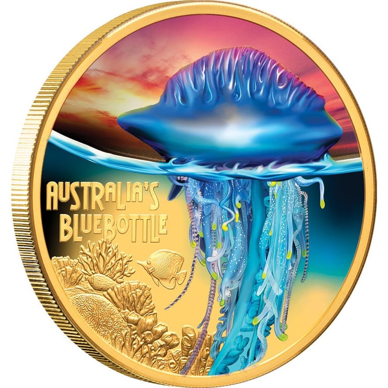 Side view of the Gold Deadly & Dangerous 1 oz PF - Portuguese Galley 2024