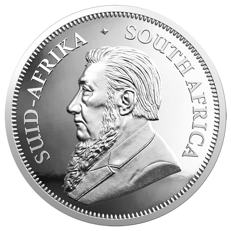 Back of the Silver Krugerrand 1 oz PF - 2018