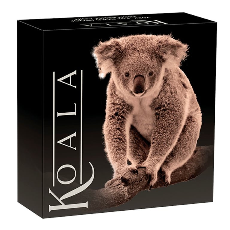 Original coin case of the Gold Koala 1 oz PF - High Relief 2022