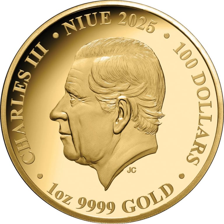 Back of the Gold Deadly & Dangerous 1 oz PF - Tiger Snake 2025