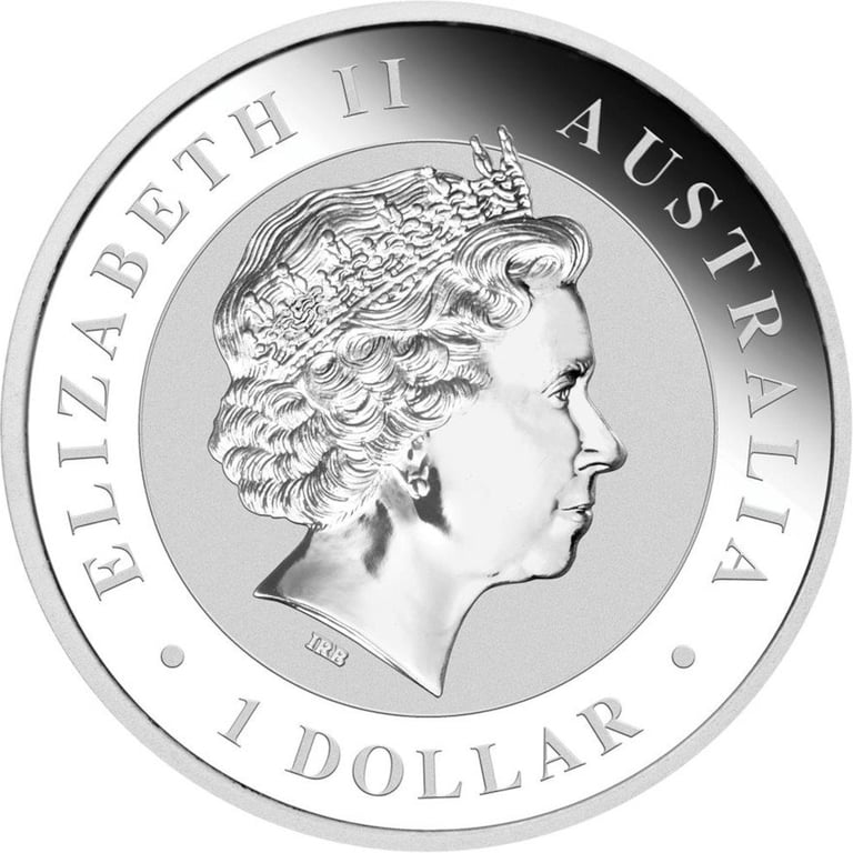 Back of the Silver Wedge Tailed Eagle 1 oz - 2017