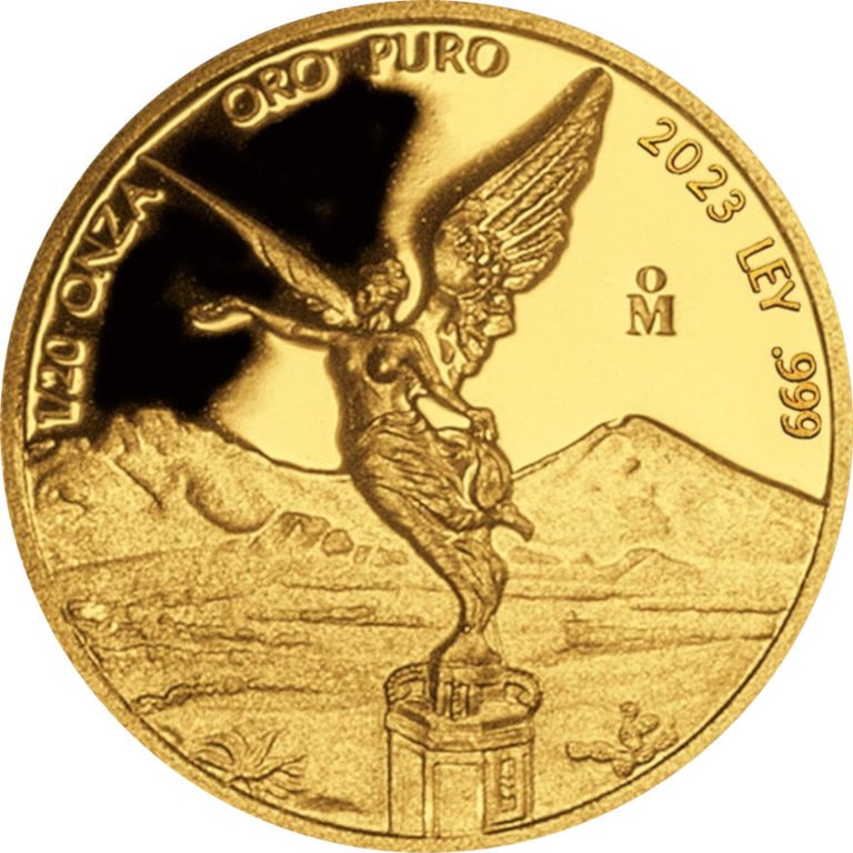 Front of the Gold Mexico Libertad - PF 2023