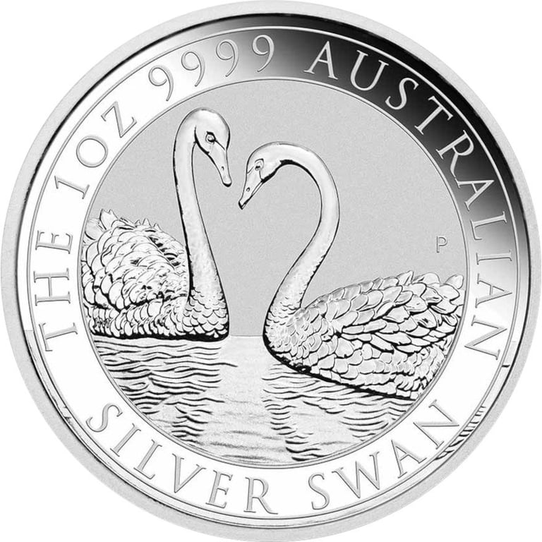 Front of the Silver Swan 1 oz - 2022