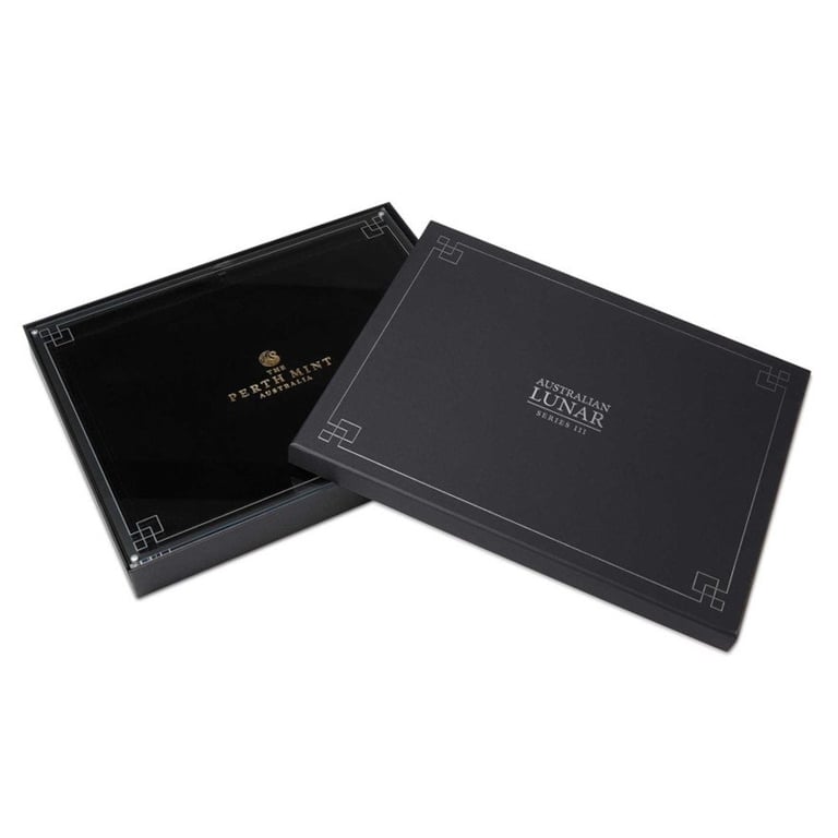  Coin box - 12x 1 oz Gold Lunar III Series Perth Mint
