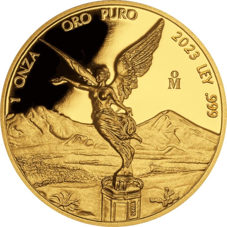 Front of the Gold Mexico Libertad - PF 2023