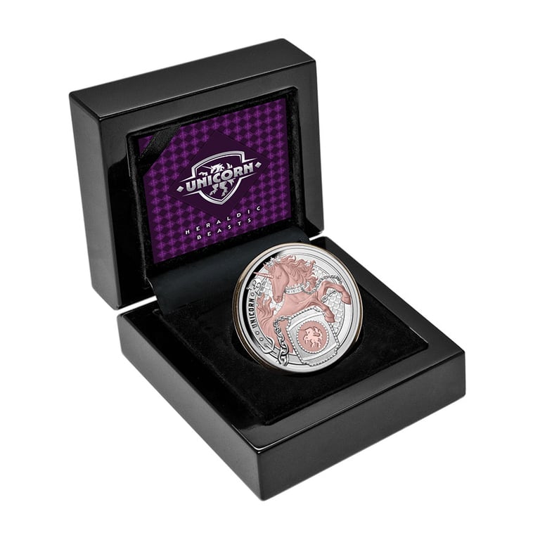 Coin case of Silver Heraldic Beasts  1 oz Proof - Unicorn 2026