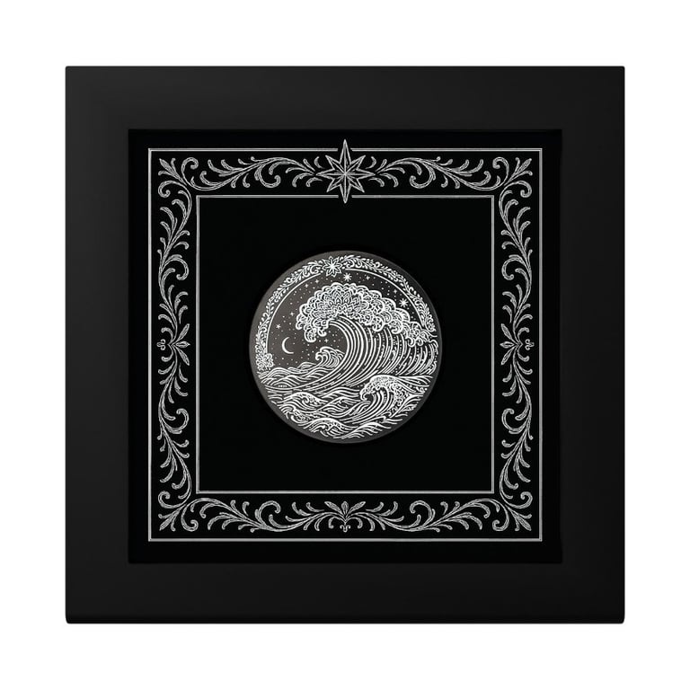 Silver Wave Obsidian Black 1 oz 2026 in original case