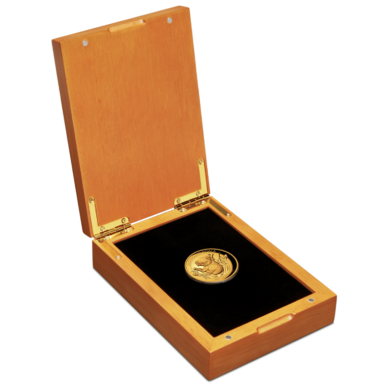 Gold Koala 1 oz PF High Relief - 2021 in the original coin case