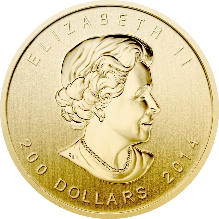 Back of the Gold Call of the Wild 1 oz - Wolf 2014