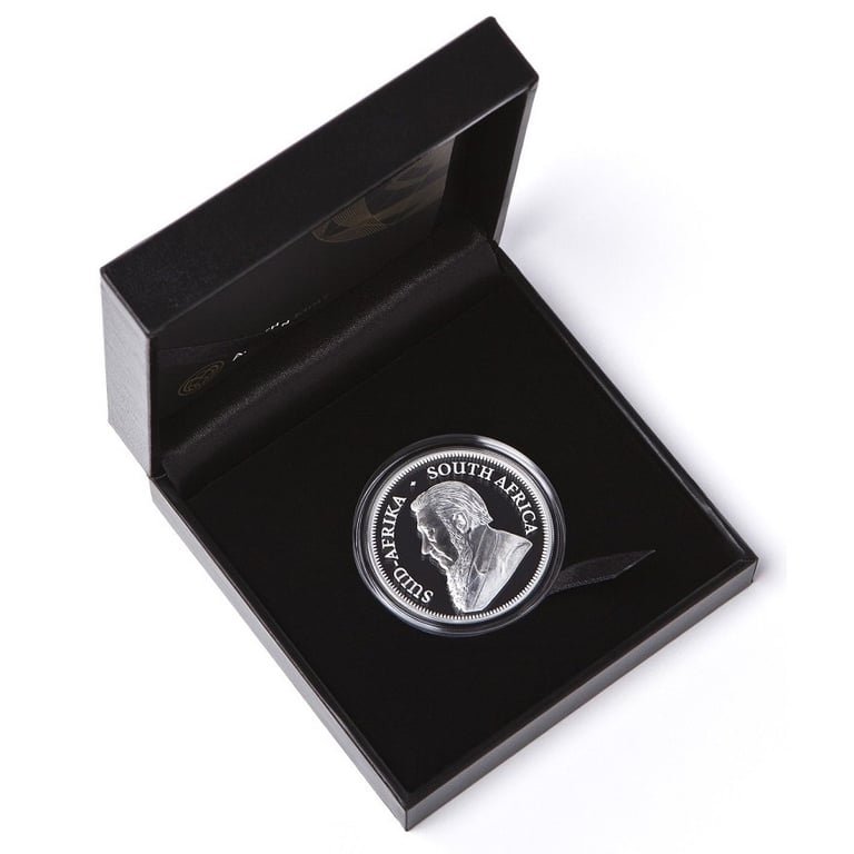 Silver Krugerrand 50th Anniversary - 1 oz PF 2017 in the original coin case