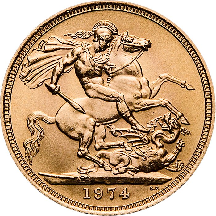 Front of the Gold Sovereign
