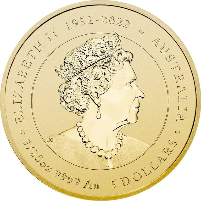 Back of the Gold Lunar III 1/20 oz - Dragon 2024