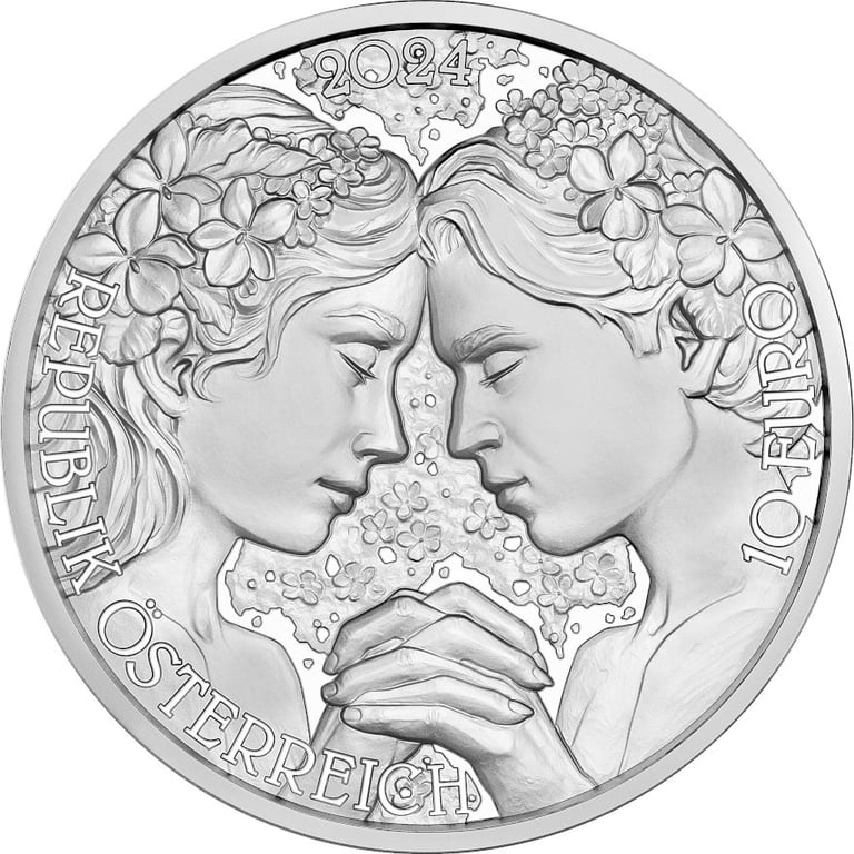 Back of the Silver The Violet 10 EUR SU AUT - 2024