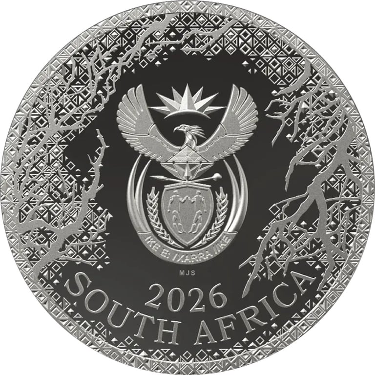Back of Silver The Odyssey - Martial Eagle 1 oz Proof - 2026