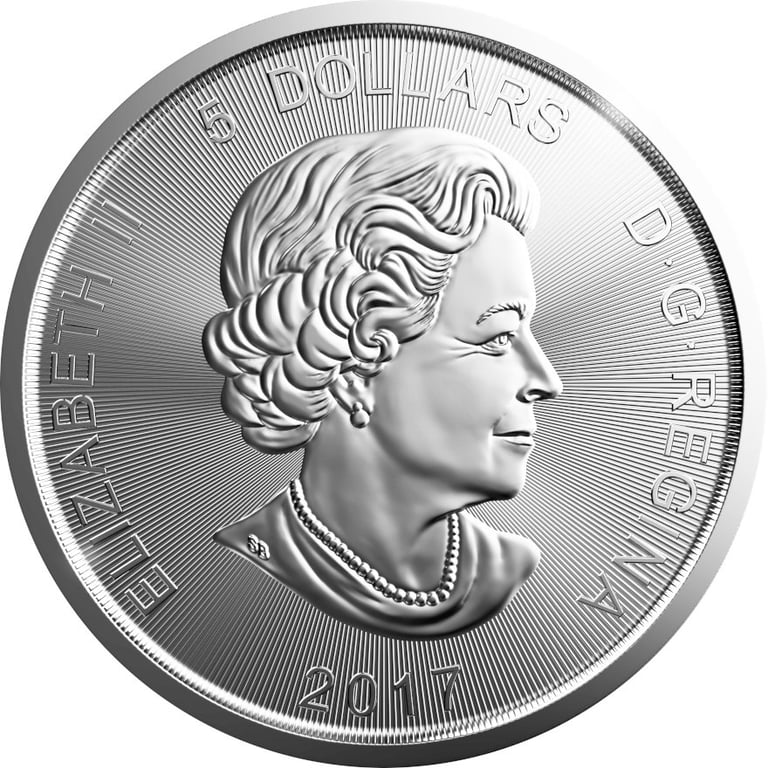 Back of the Silver Lynx 1 oz - Predator Series - 2017
