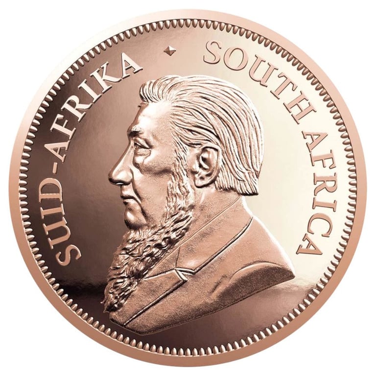 Back of the Gold Krugerrand 1/10 oz PF - 2022