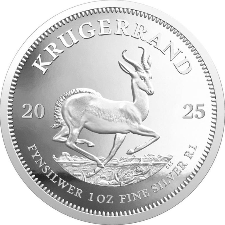 Front of the Silver Krugerrand 1 oz PF - 2025