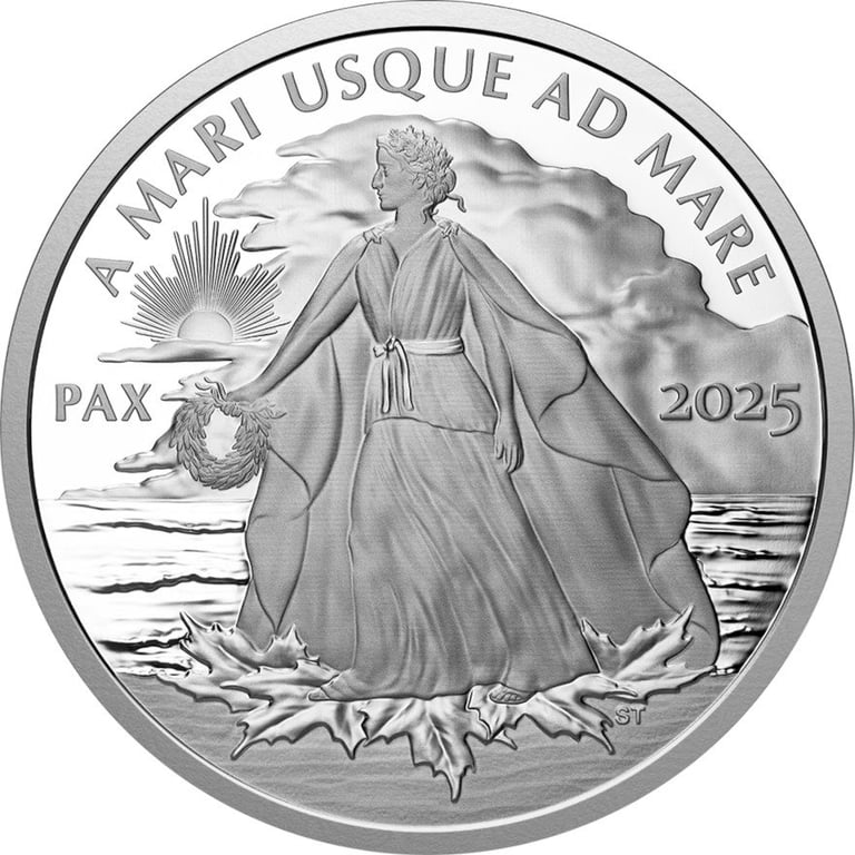 Front of the Silber Peace Dollar 1 oz proof - 2025
