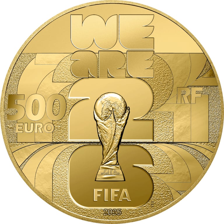 Back of Gold 2026 World Cup 5 oz Reverse Proof 026 World Cup 5 or RP