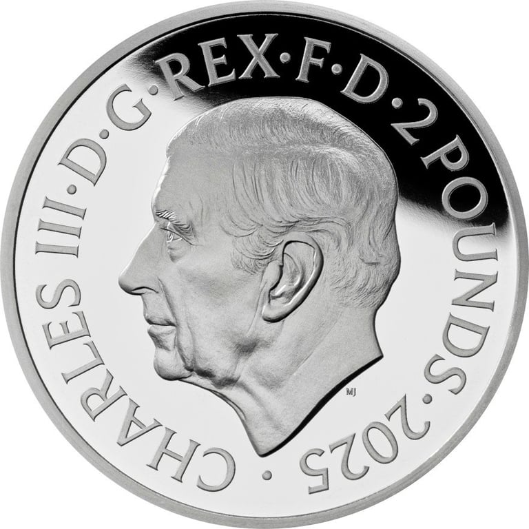 Back of the Silver Britannia 1 oz PF - 2025