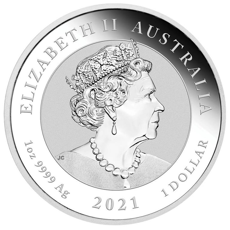 Back of the Silver Quokka 1 oz – 2021