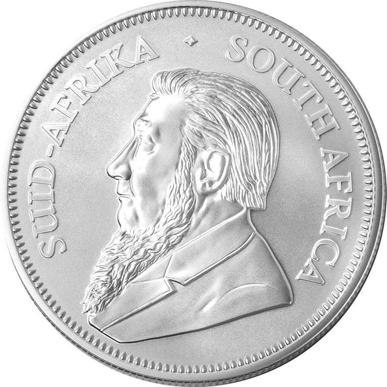 Front of the Silver Krugerrand 1 oz