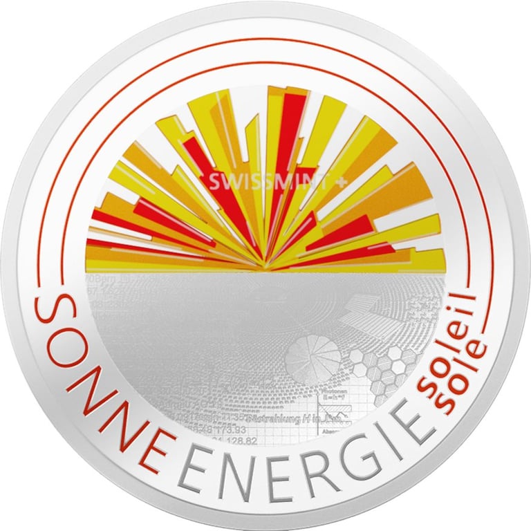 Front of the Silver solar energy 20 g 