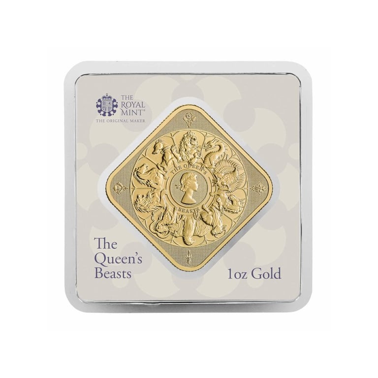 Blister of the Queen's Beasts 1 oz - The Royal Mint