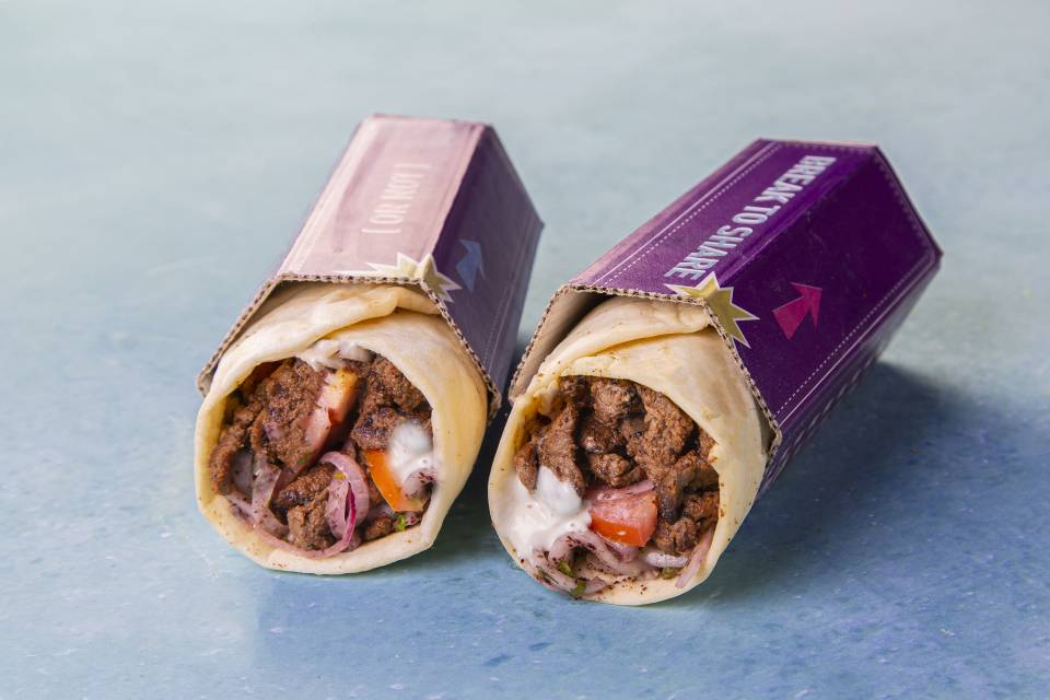 Beef Shawarma Wrap
