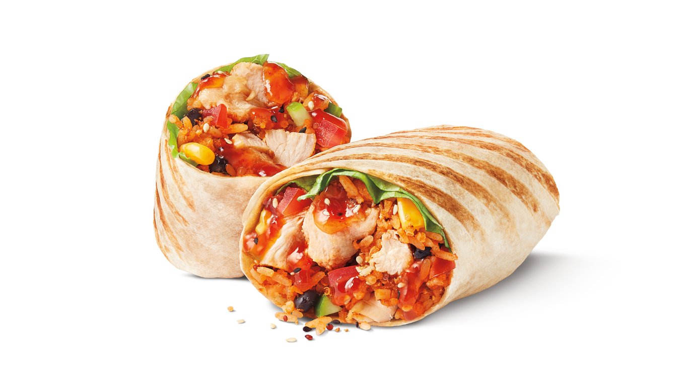 Sweet Chili Slow Cooked Chicken Loaded Wrap