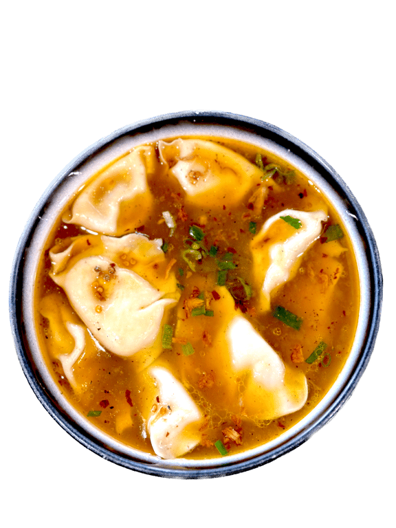 Sour & Spicy Soup with Dumplings (5)