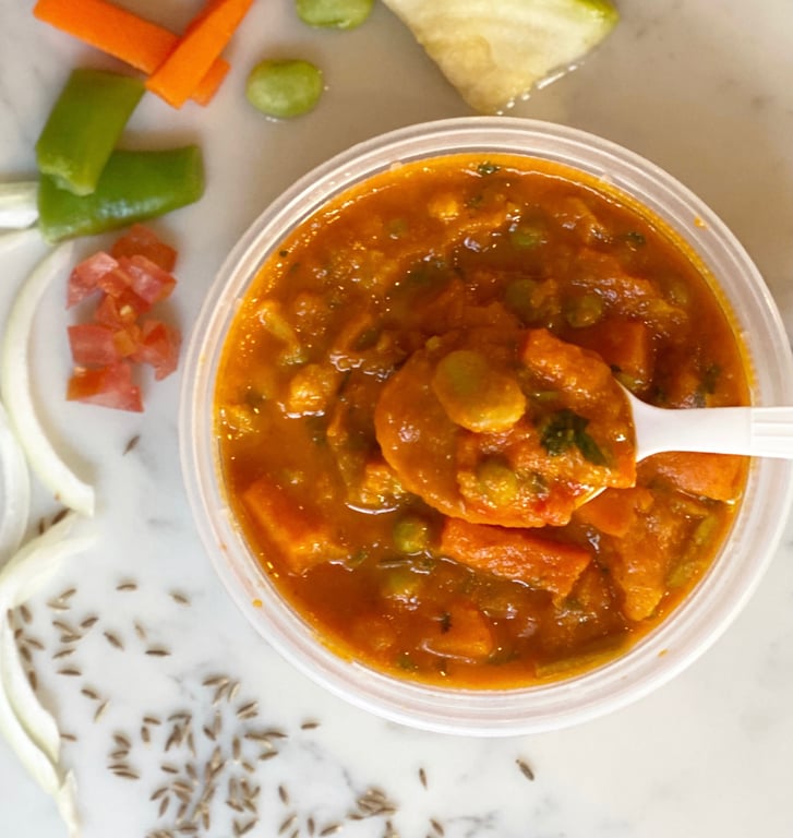 Side of Vegan 7 Vegetable Curry