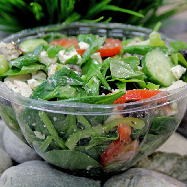 Mediterranean Spinach Salad