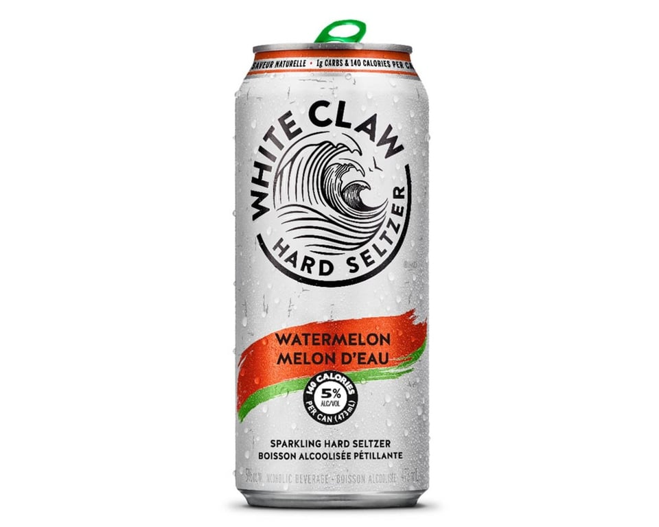 White Claw Watermelon, 473 mL canned vodka beverage (5.0% ABV)